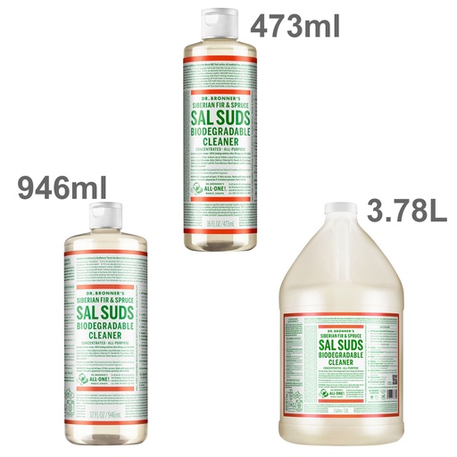 DR. BRONNER'S | Sal Suds 可生物降解清潔劑 - 西伯利亞冷杉與雲杉