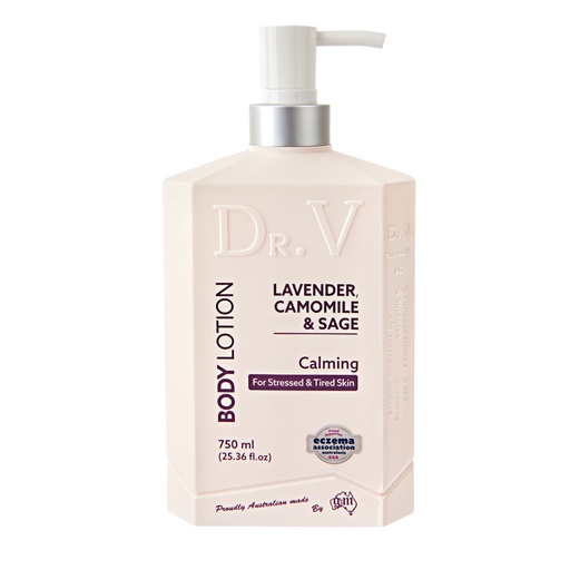 Dr. V | Body Lotion Lavender, Camomile & Sage (Calming for Stressed & Tired Skin) 750ml