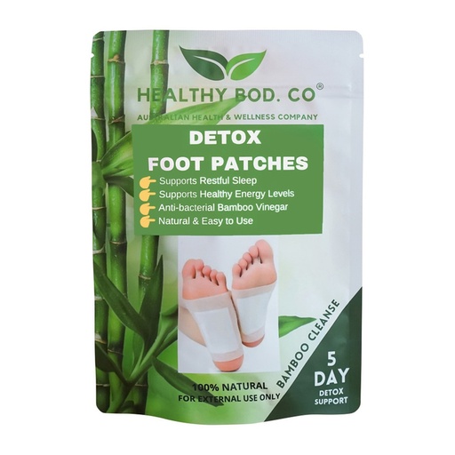 HEALTHY BOD. CO | 竹制排毒足贴 (10片装，5对，5天排毒)