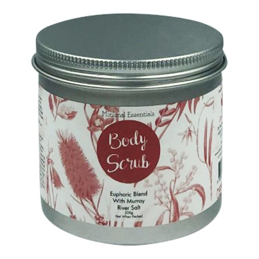 MINIMAL ESSENTIALS | Body Scrub Euphoria Blend with Murray River Salt 300g