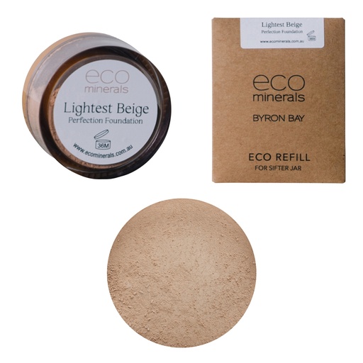 ECO MINERALS | Mineral Foundation Perfection (Dewy) Lightest Beige, 5g