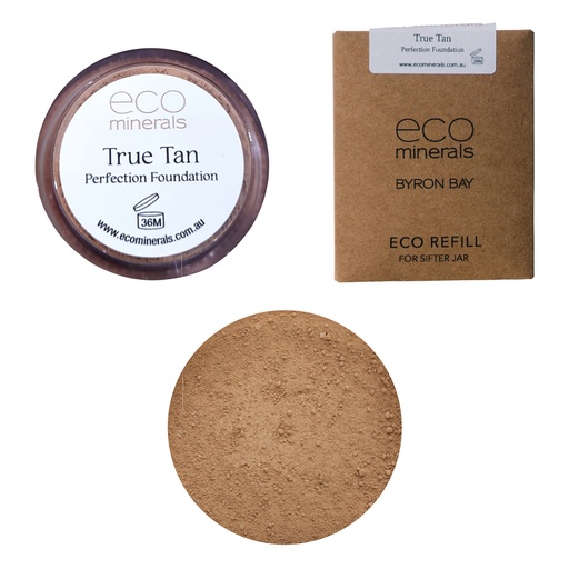 ECO MINERALS | Mineral Foundation Perfection (Dewy) True Tan, 5g