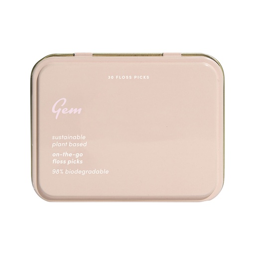 GEM | On-The-Go Floss Picks Tin, Pack of 30 packs