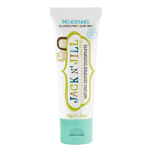 JACK N' JILL | Natural Toothpaste with Calendula (Fluoride Free) Milkshake 50g