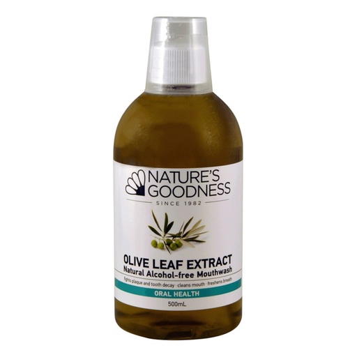 Nature's Goodness | 橄榄叶提取物漱口水(不含酒精)500毫升