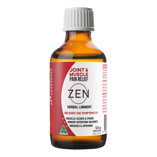 ZEN THERAPEUTICS | Herbal Liniment (Joint & Muscle Pain Relief) Dropper 50ml