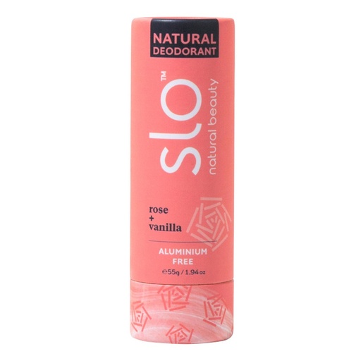 SLO NATURAL BEAUTY | 天然玫瑰+香草止汗棒 55g