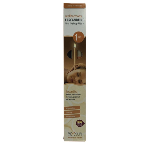 BIOSUN EAR CANDLES | 香氛和諧儀式橙與葡萄柚耳燭 (1對裝)