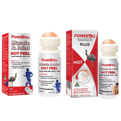 POWEROLL | 舒缓疼痛加强型精油 (热感) 滚珠 50ml