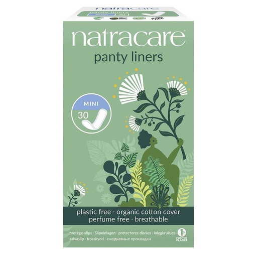 NATRACARE | 有機棉迷你護墊，30片裝