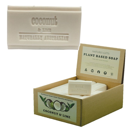 CLOVER FIELDS | Natures Gifts Plant Based Soap Coconut & Lime, 100g