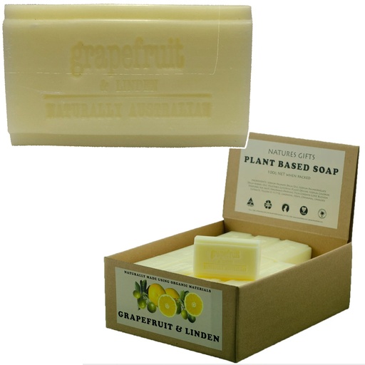 CLOVER FIELDS | Natures Gifts Plant Based Soap Grapefruit & Linden 100g
