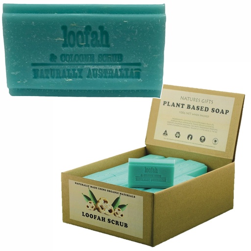 CLOVER FIELDS | Natures Gifts Plant Based Soap Loofah Scrub, 100g