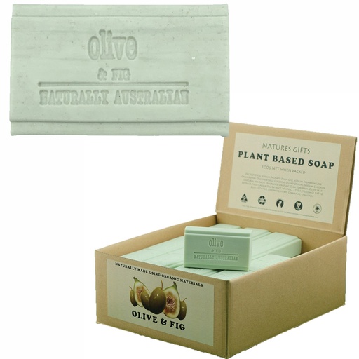 CLOVER FIELDS | Natures Gifts Plant Based Soap Olive & Fig, 100g
