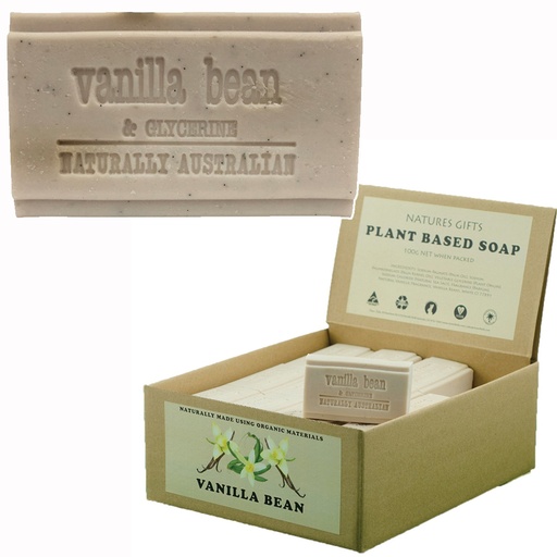CLOVER FIELDS | Natures Gifts Plant Based Soap Vanilla Bean, 100g