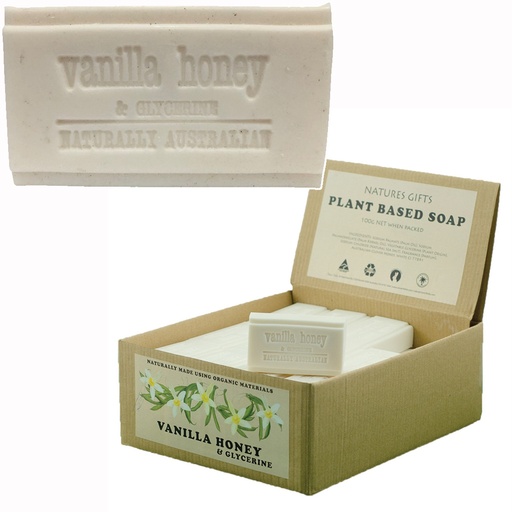 CLOVER FIELDS | Natures Gifts Plant Based Soap Vanilla Honey & Glycerine, 100g