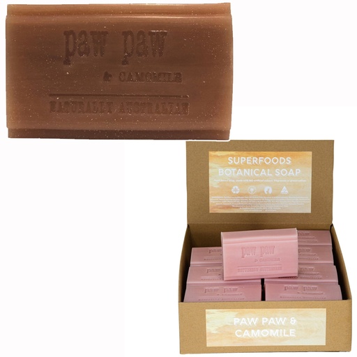 CLOVER FIELDS | Superfood Botanical Paw Paw & Camomile Soap, 150g