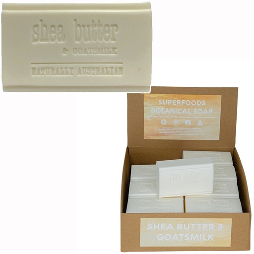CLOVER FIELDS | Superfood Botanical Shea Butter & Goatsmilk Soap, 150g