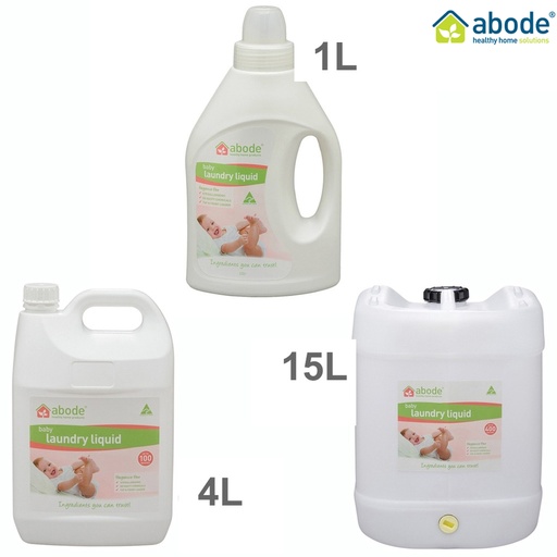 ABODE | Laundry Liquid (Front & Top Loader) Baby (Fragrance Free)