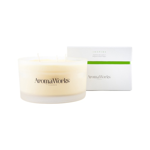 AROMAWORKS | 3 Wick Candle Inspire Large 400g