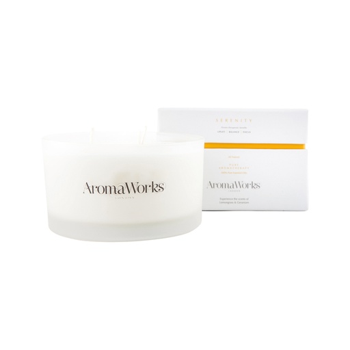 AROMAWORKS | 3 Wick Candle Serenity Large 400g