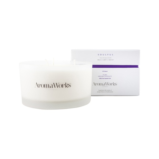 AROMAWORKS | 3 Wick Candle Soulful Large 400g