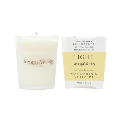 AROMAWORKS | Light Candle Mandarin & Vetivert