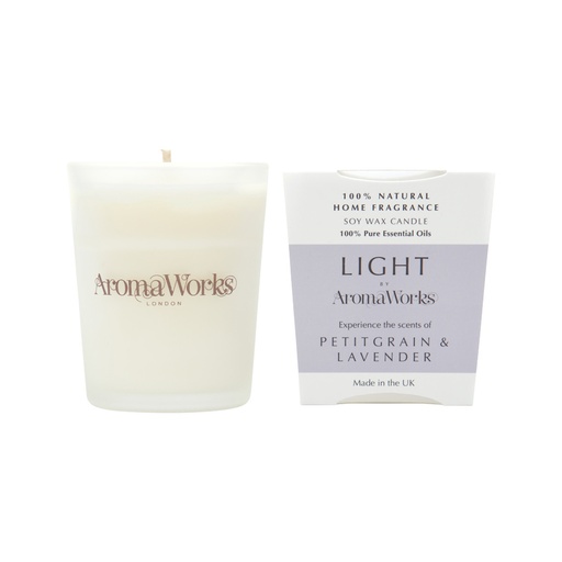 AROMAWORKS | Light Candle Petitgrain & Lavender