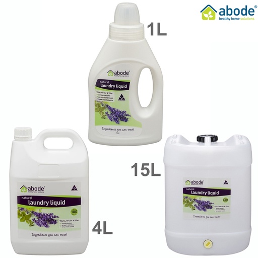 ABODE | Laundry Liquid (Front & Top Loader) Wild Lavender & Mint