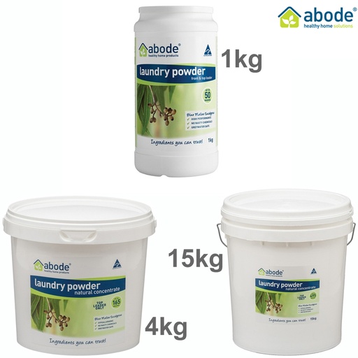 ABODE | Laundry Powder (Front & Top Loader) Blue Mallee Eucalyptus