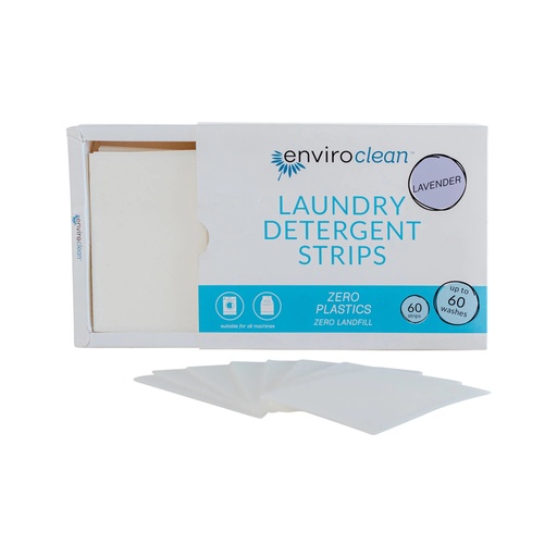 ENVIROCLEAN | Laundry Detergent Strips Lavender x 60 Pack