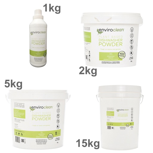 ENVIROCLEAN | 植物性洗碗機專用洗滌粉