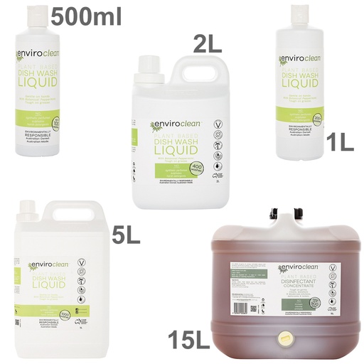 ENVIROCLEAN | 植物性洗碗精（植物薄荷香）