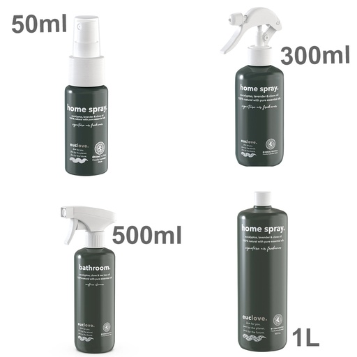 EUCLOVE | Home Spray Eucalyptus, Lavender & Clove Oil (Signature Air Freshener)