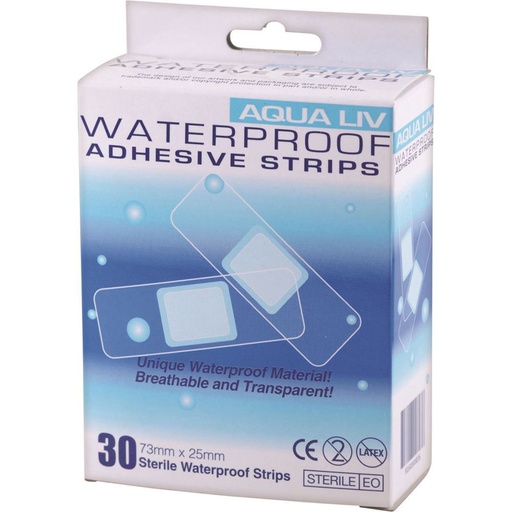 AQUA | Liv Waterproof Adhesive Strips x 30 Pack