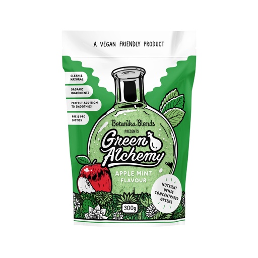 BOTANIKA BLENDS | Green Alchemy Nutrient Dense Greens Apple Mint 300g