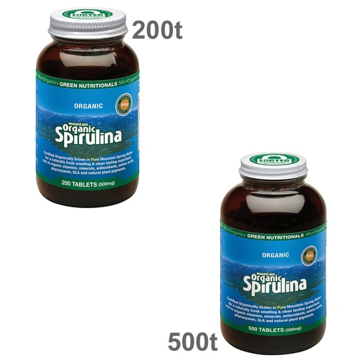 GREEN NUTRITIONALS | 山地有機螺旋藻 500毫克