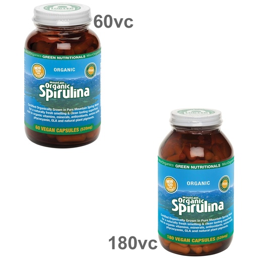 GREEN NUTRITIONALS | 山地有機螺旋藻 520毫克