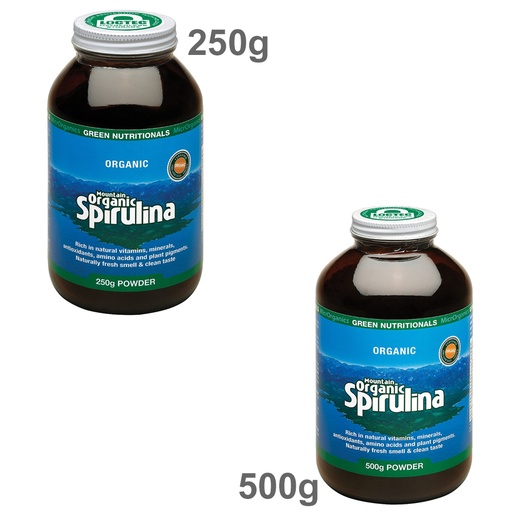 GREEN NUTRITIONALS | Mountain Organic Spirulina Powder