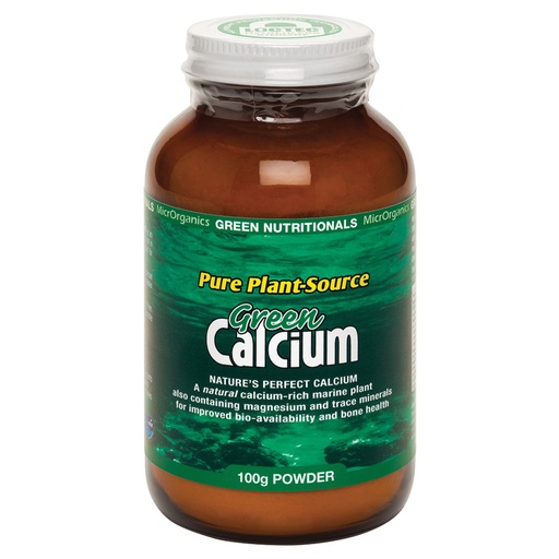 GREEN NUTRITIONALS | Pure Plant-Source Green Calcium Powder 100g