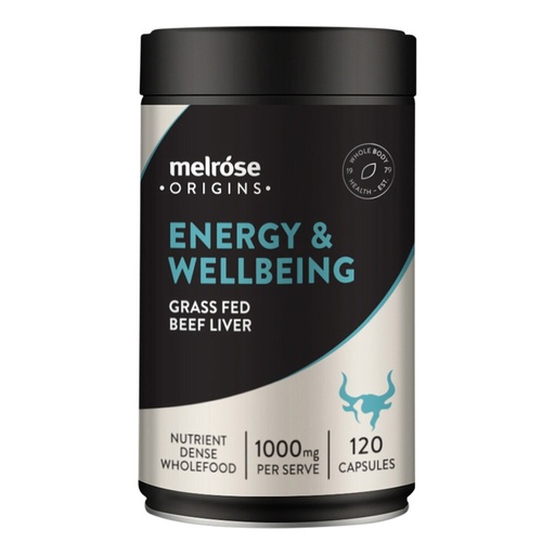 MELROSE | Origins Energy & Wellbeing (Grass Fed Beef Liver 1000mg) 120c
