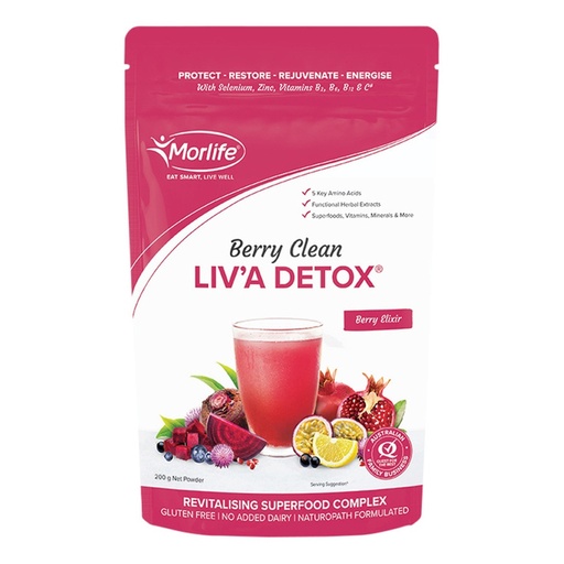 MORLIFE | Berry Clean Liv'a Detox Berry Elixir 200g