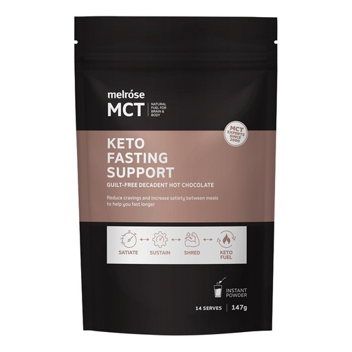 MELROSE | MCT Keto Fasting Support (Guilt-Free Decadent Hot Chocolate) 147g