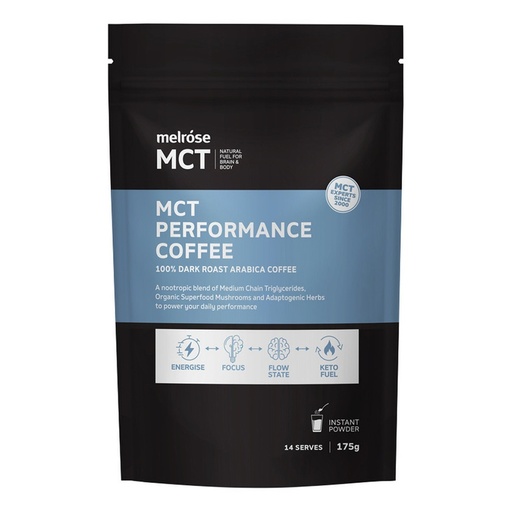 MELROSE | MCT Performance Coffee (100% Dark Roast Arabica Coffee) 175g