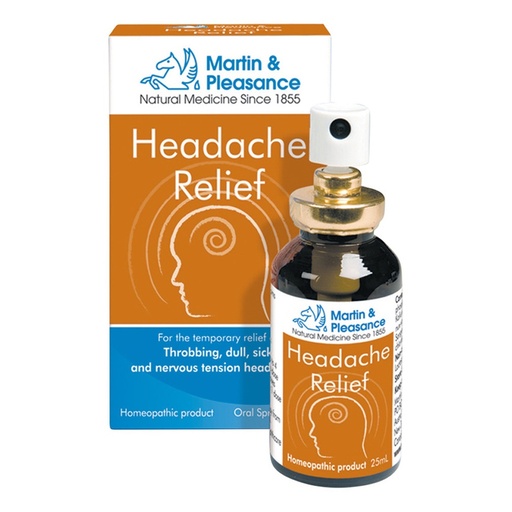 MARTIN & PLEASANCE | Homoeopathic Complexes Headache Relief Spray 25ml