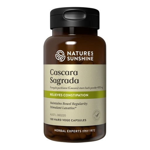NATURE'S SUNSHINE | Cascara Sagrada 400mg 100c