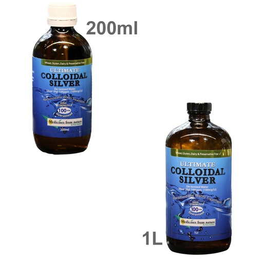 MEDICINES FROM NATURE | Ultimate Colloidal Silver 100ppm