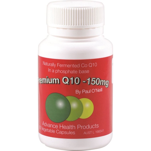 ADVANCED HEALTH PRODUCTS | Premium Q10 150mg 60c