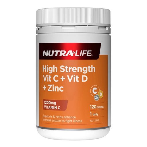 NUTRALIFE | Ester-C High Strength + Bioflavonoids 120T