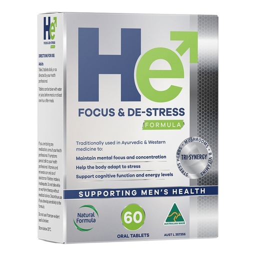 MARTIN & PLEASANCE | He Focus & De-Stress Formula 60t